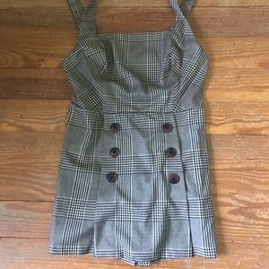 Plaid Romper